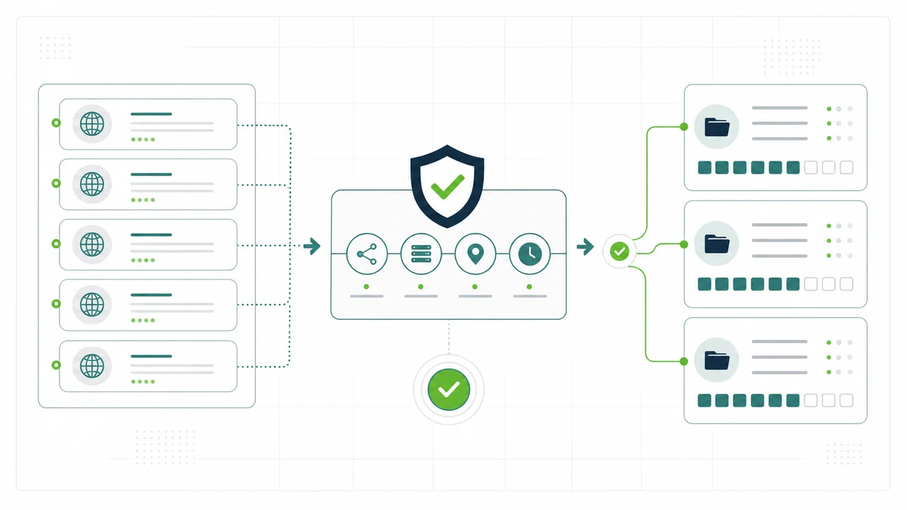 Verified proxy pool assigned to controlled GSA Search Engine Ranker projects